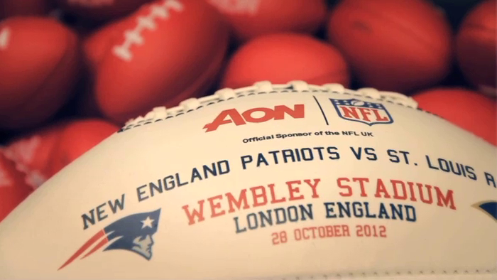 AON – NFL London 2012 Behind the Scenes | corporate